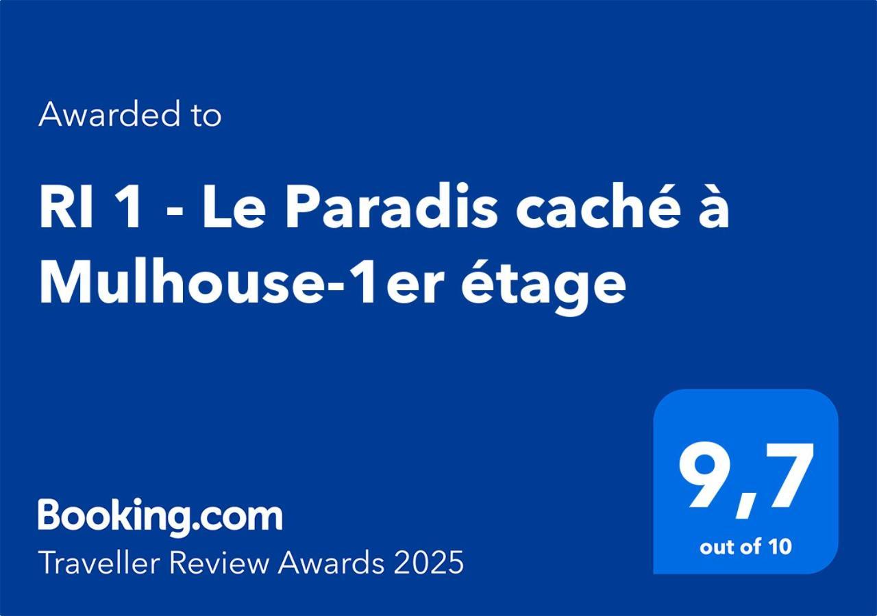 Ri 1 - F3 Le Paradis Cache A Mulhouse-1 A 5 Personnes Dış mekan fotoğraf